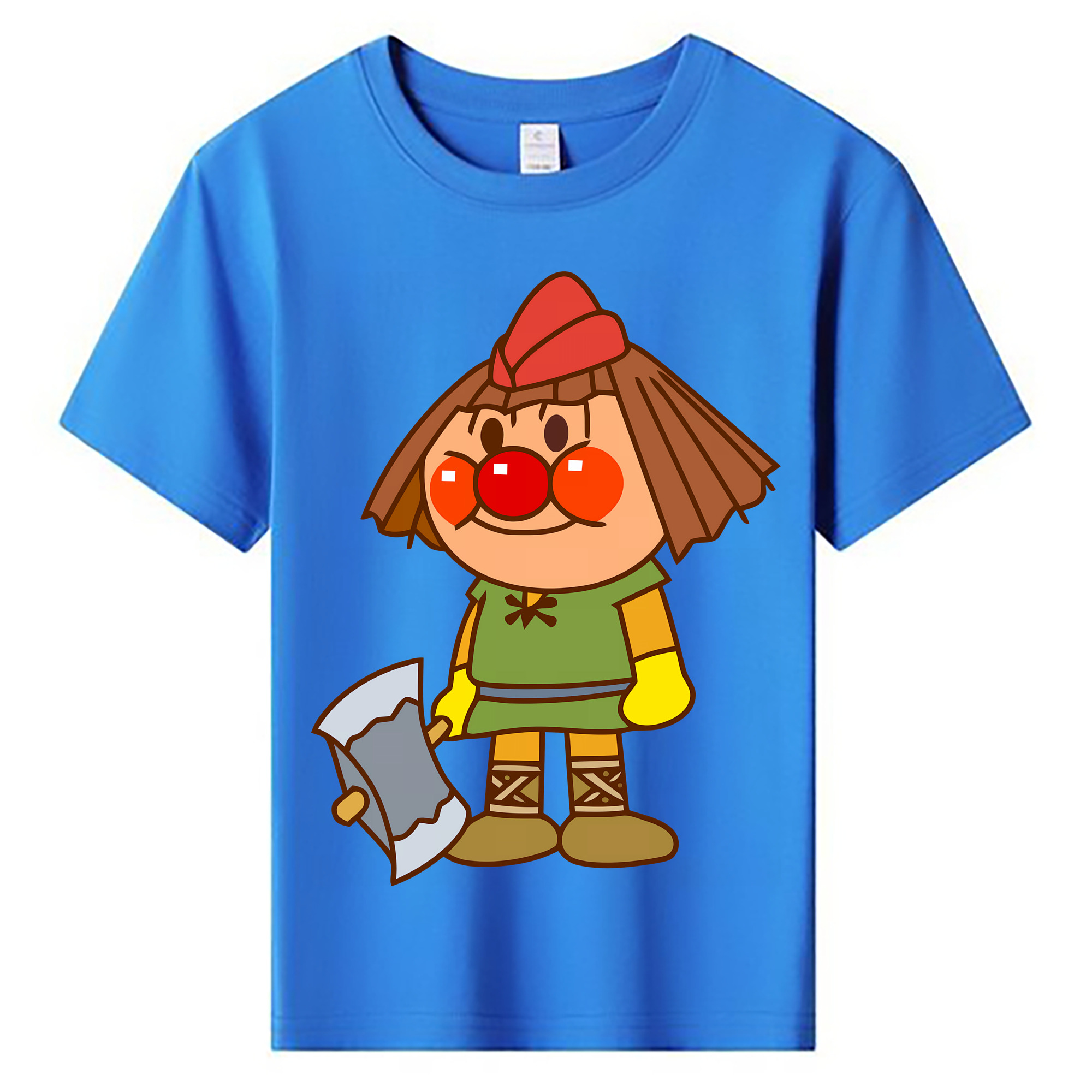 （画像用） アンパンマン Anpanman 綿100％キッズTシャツ（フロントプリント）